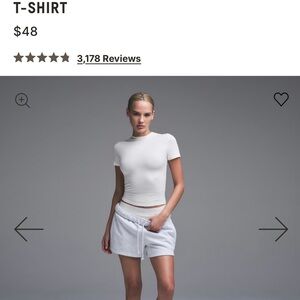 SKIMS cotton jersey t shirt